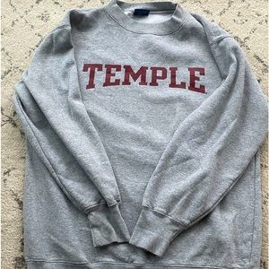 Temple college crew neck